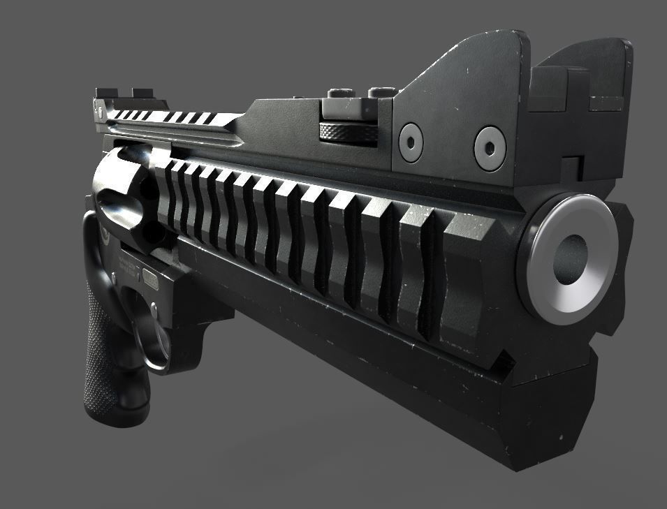 Revolver Korth Supersport 3D model_5