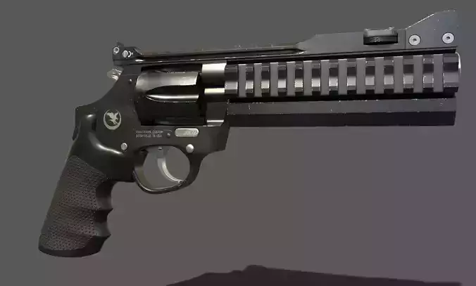 Revolver Korth Supersport 3D model