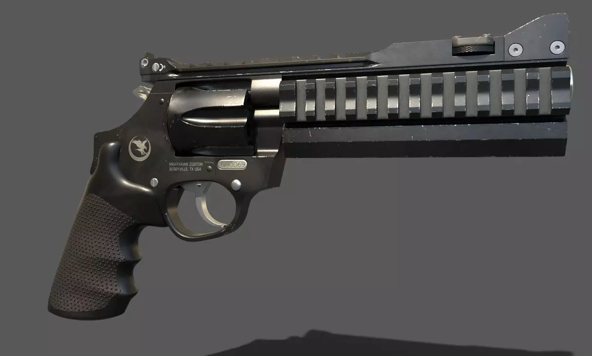 Revolver Korth Supersport 3D model_0