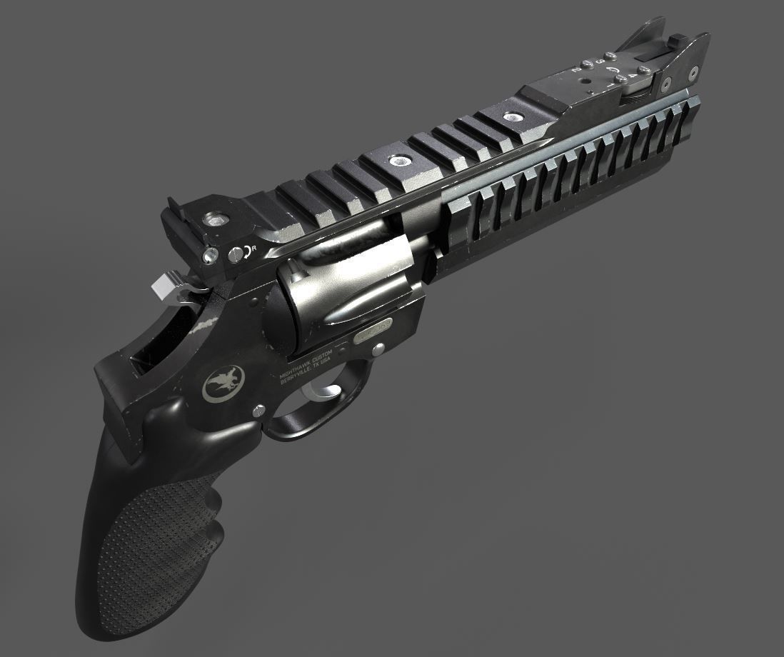 Revolver Korth Supersport 3D model_4