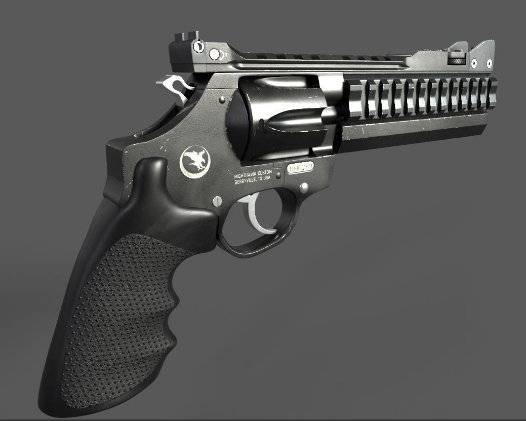 Revolver Korth Supersport 3D model_3