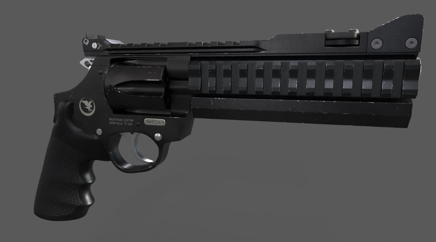 Revolver Korth Supersport 3D model_1