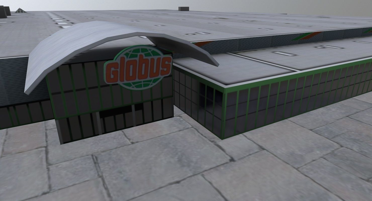 Prague Shop Low-poly 3D model_3