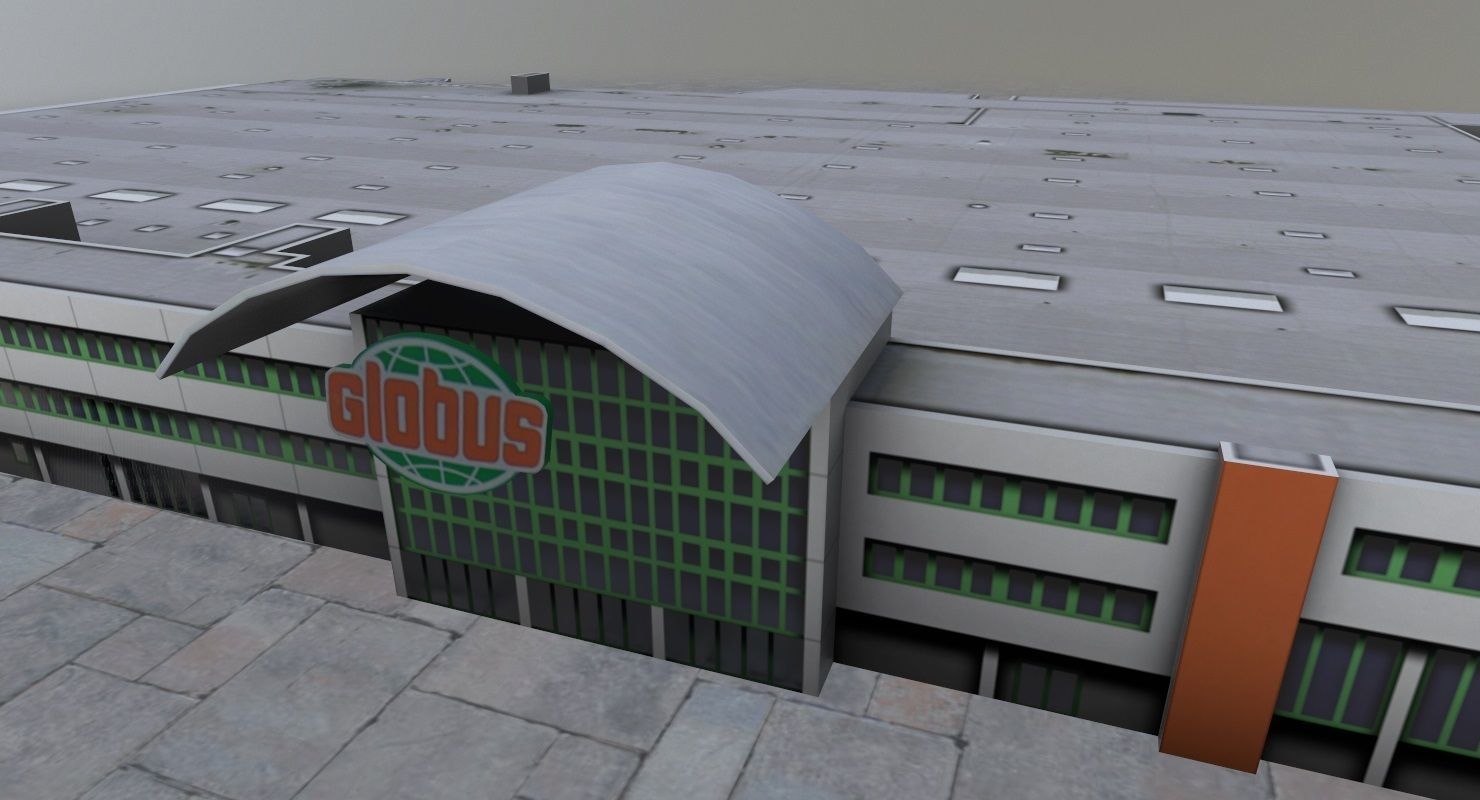 Prague Shop Low-poly 3D model_4