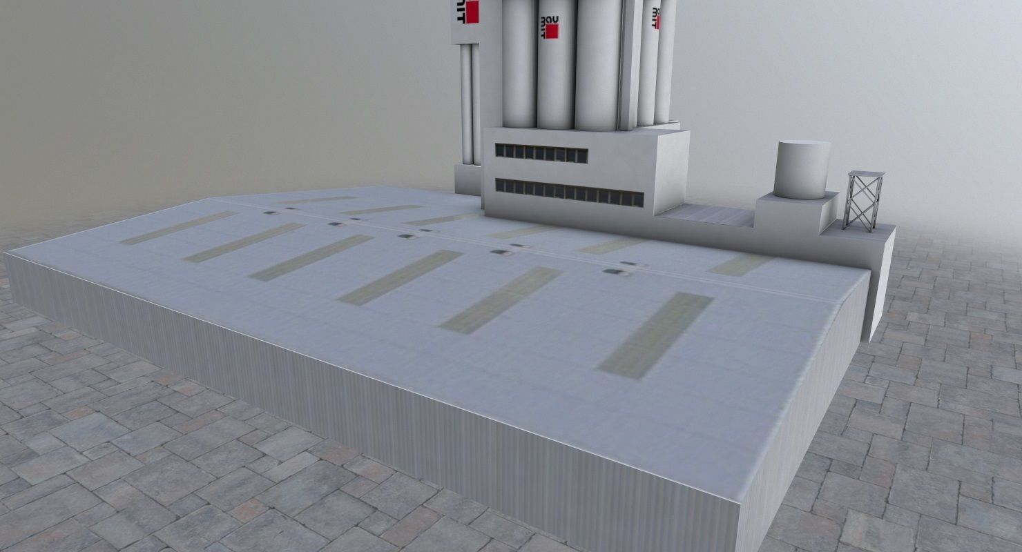 Prague Factory2 Low-poly 3D model_4