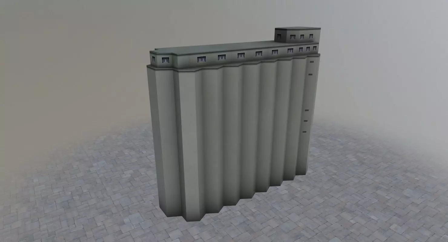 Prague Elevator Low-poly 3D model_0