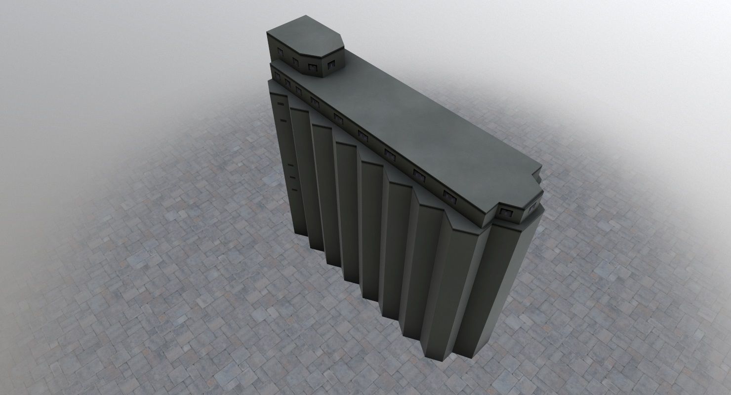 Prague Elevator Low-poly 3D model_1