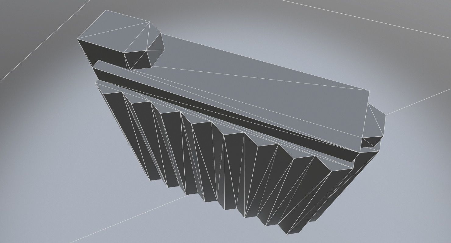 Prague Elevator Low-poly 3D model_9