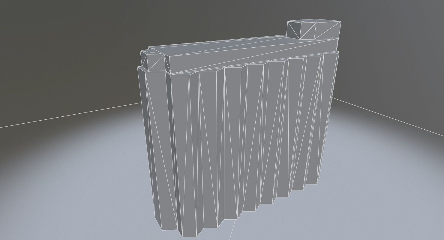 Prague Elevator Low-poly 3D model_8