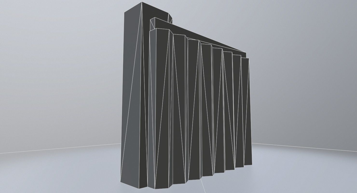 Prague Elevator Low-poly 3D model_10
