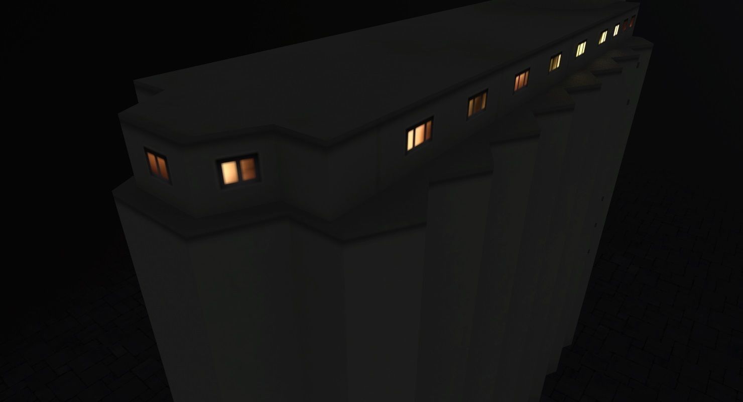 Prague Elevator Low-poly 3D model_7