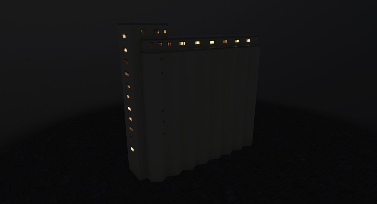 Prague Elevator Low-poly 3D model_5