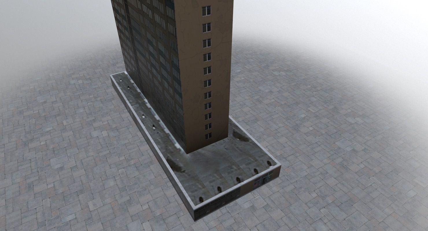 Prague Building7 Low-poly 3D model_4