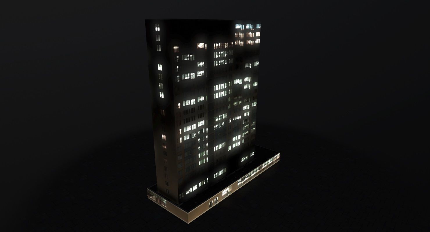 Prague Building7 Low-poly 3D model_6