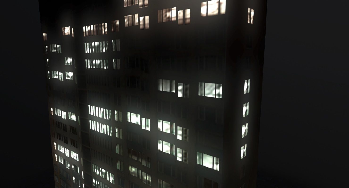 Prague Building7 Low-poly 3D model_7