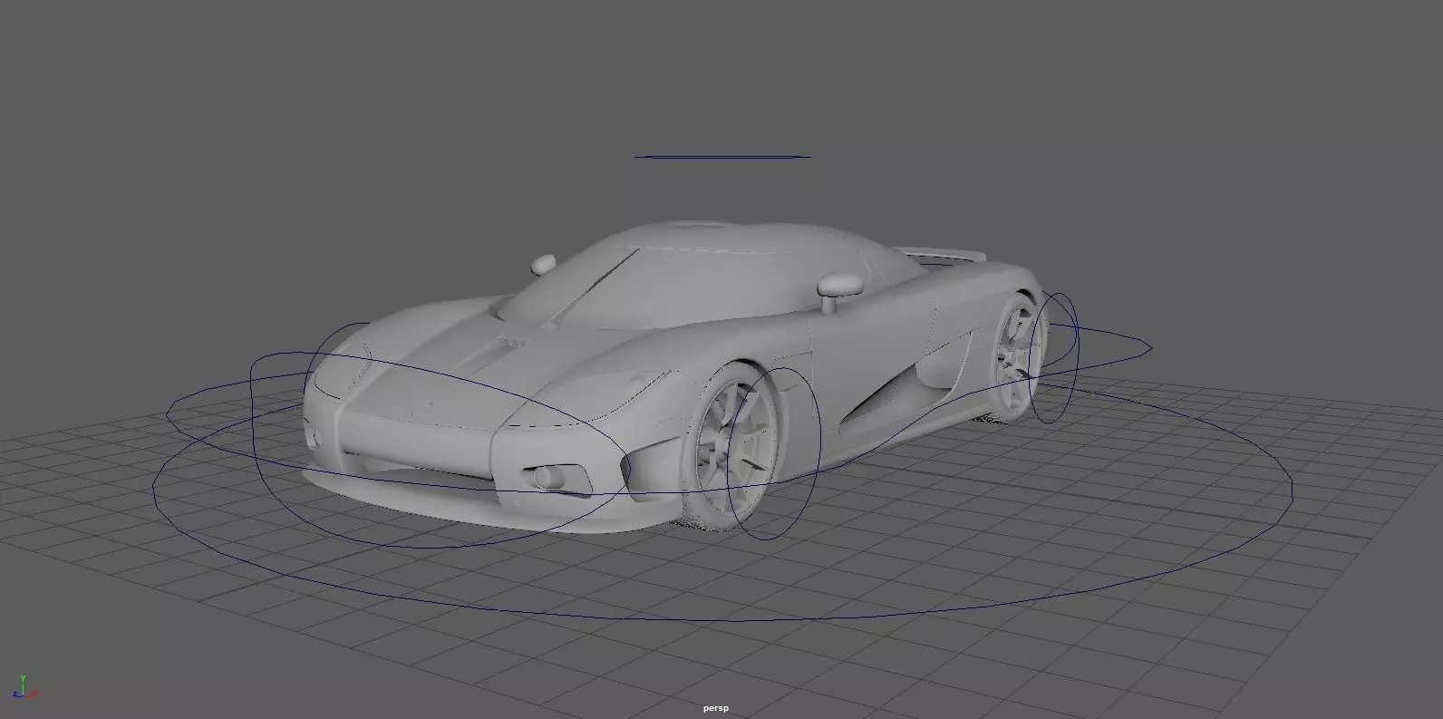 Koenigsegg CCX Low-Poly and Rigged Low-poly 3D model_0