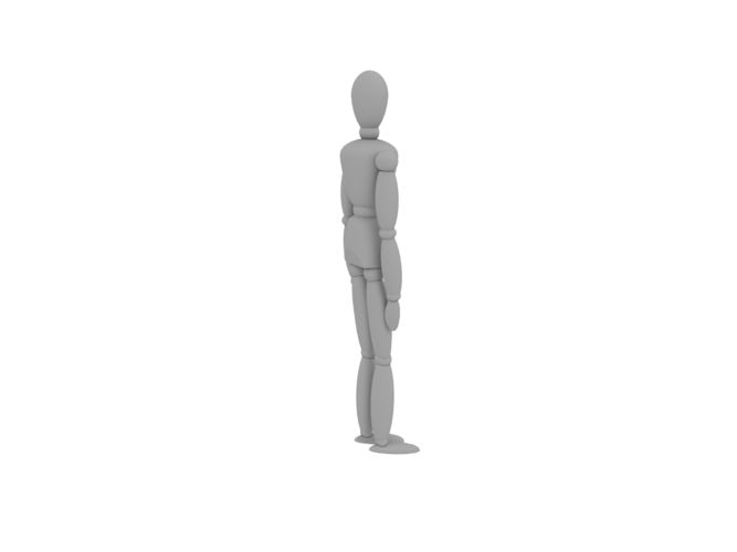 Human Scale 3D model