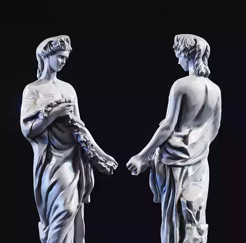 Woman sculpture 3d print model