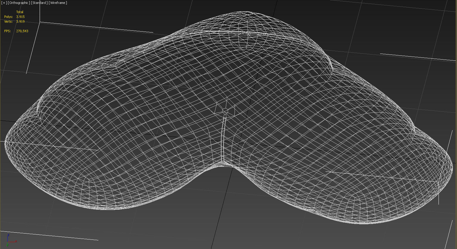 Heart shaped cushion pillow 3D model_21