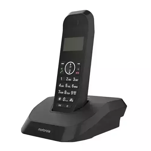 MOTOROLA CORDLESS PHONE BLACK