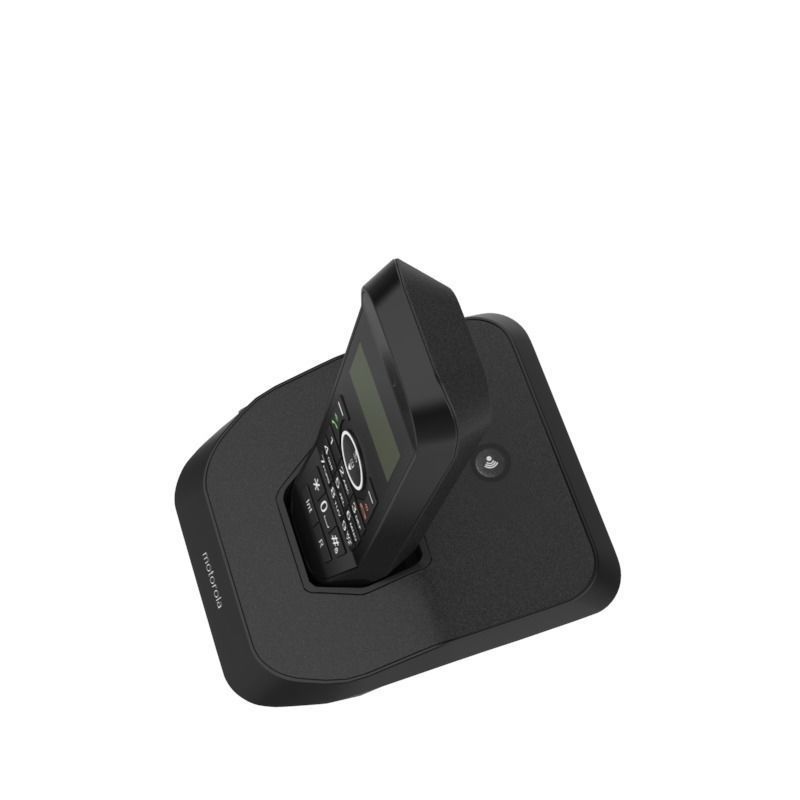 MOTOROLA CORDLESS PHONE BLACK 3D model_6