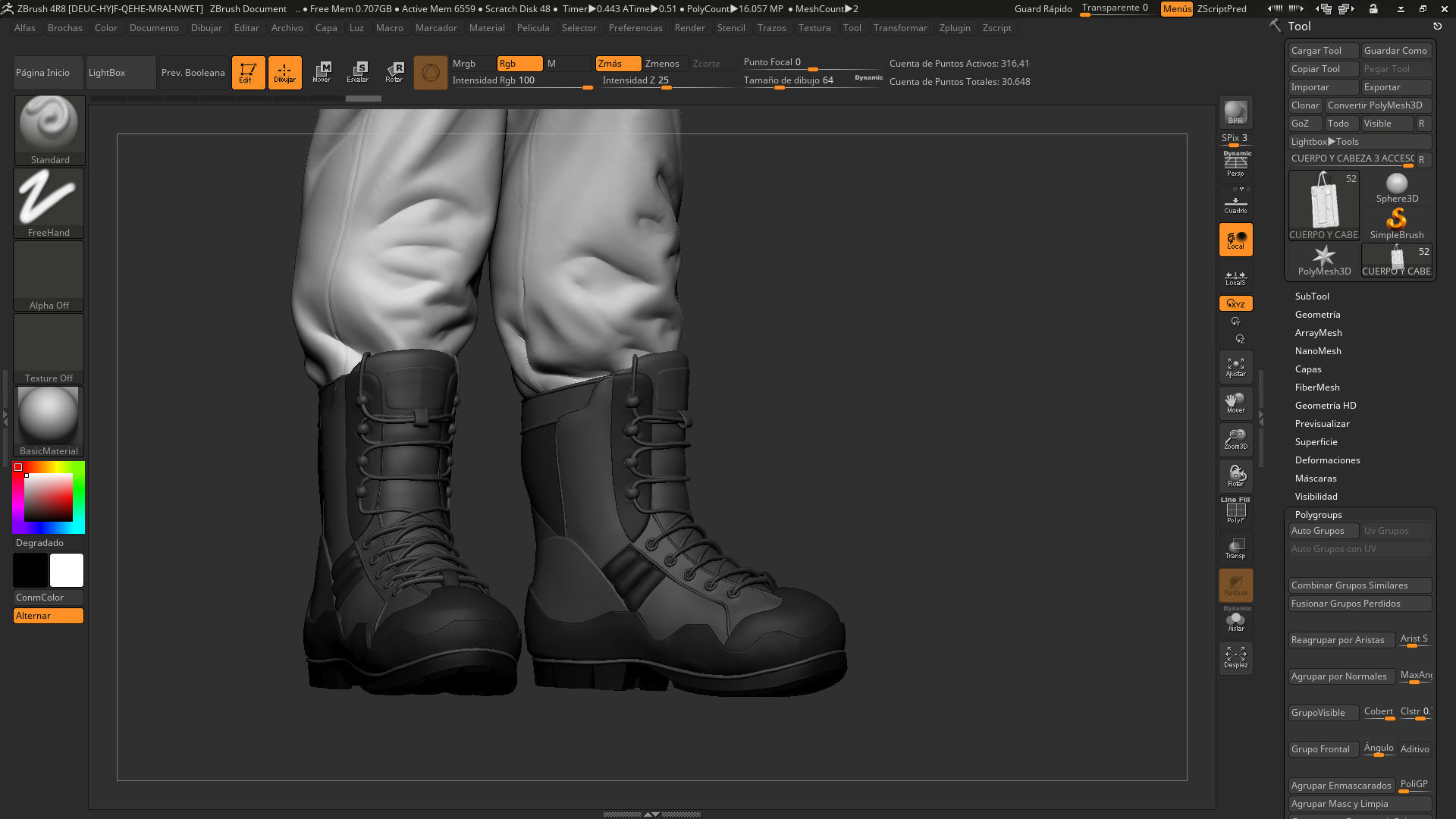 Soldier wearing vest 3D print model_11