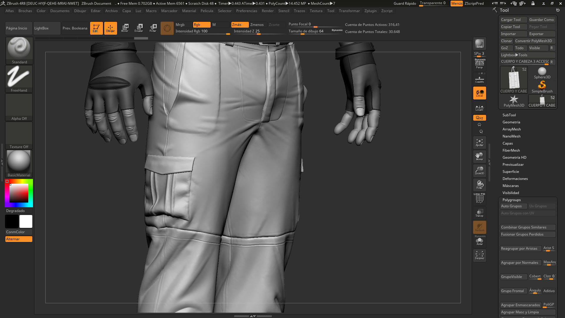 Soldier wearing vest 3D print model_12