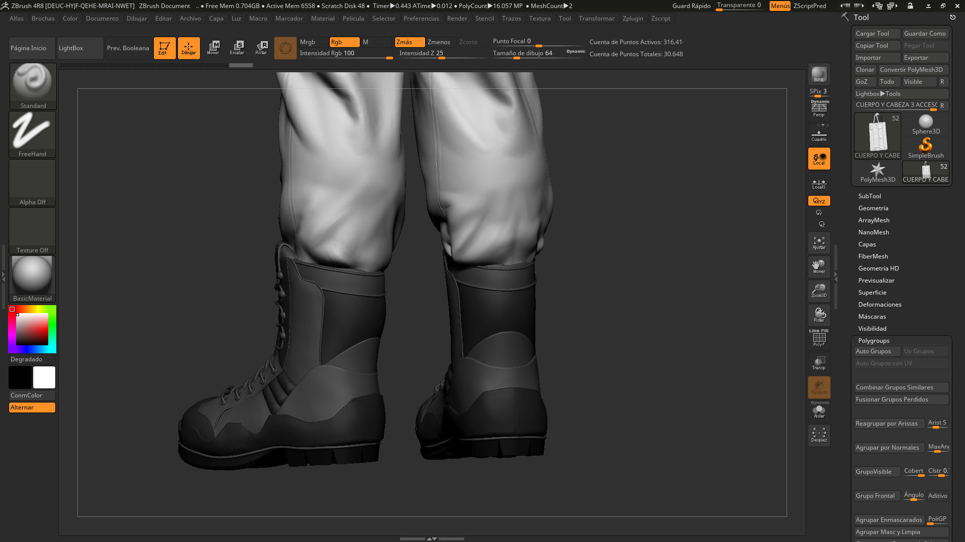 Soldier wearing vest 3D print model_14