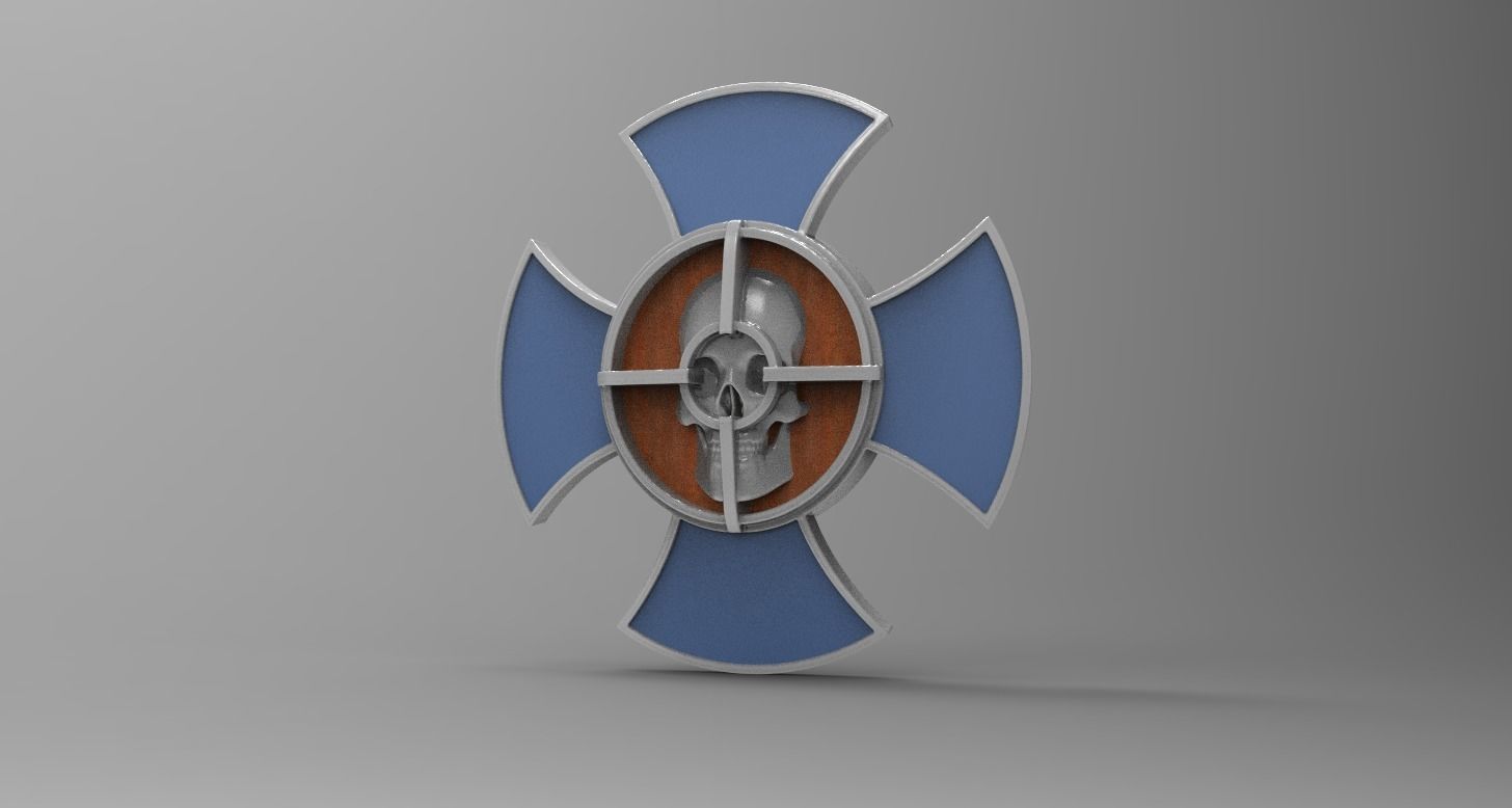 SKULL FORM with ENAMEL FOR RINGS PENDANTS ETC 3D print model_4