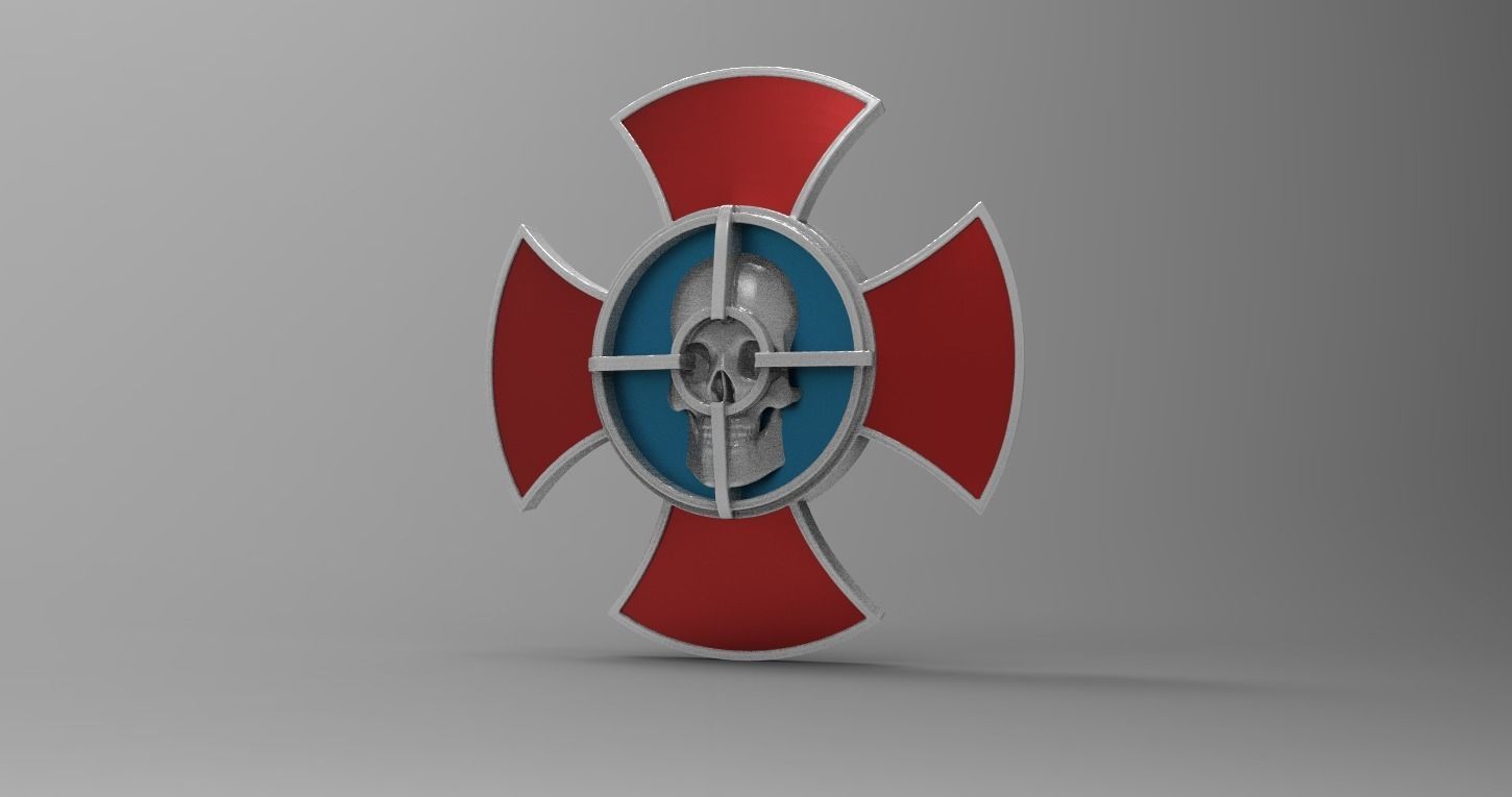 SKULL FORM with ENAMEL FOR RINGS PENDANTS ETC 3D print model_3