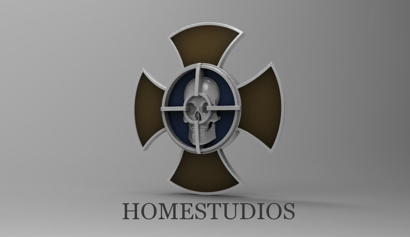 SKULL FORM with ENAMEL FOR RINGS PENDANTS ETC 3D print model_0