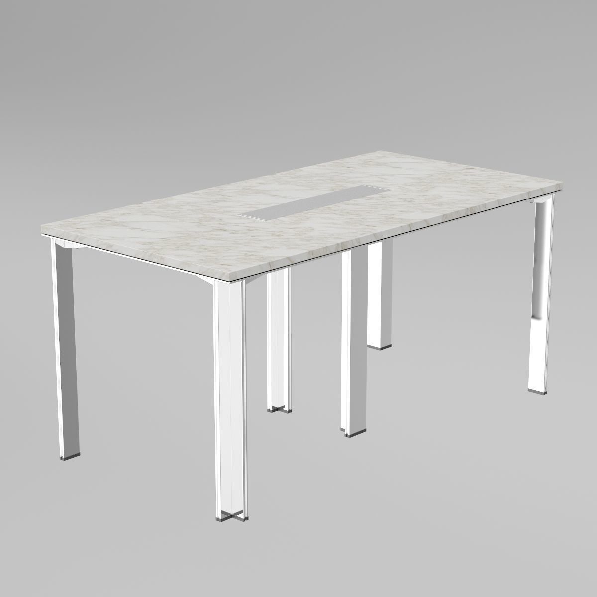 Knoll LSM Conference Table 3D model CGTrader