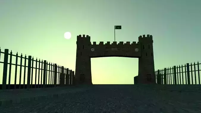 Khyberpass kpk pakistan Low-poly 3D model