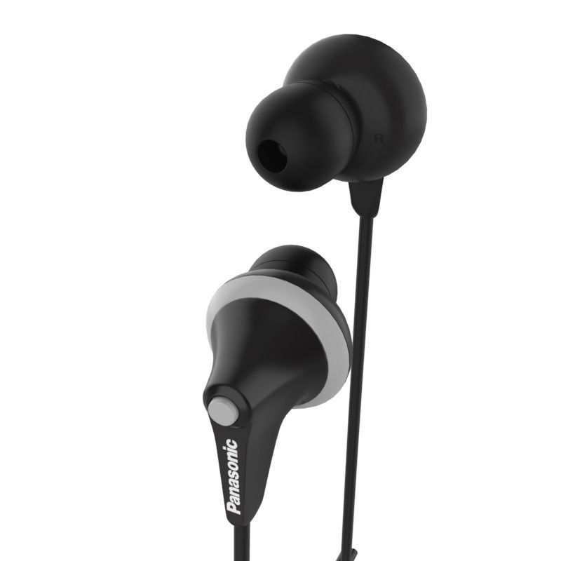 Panasonic HJE125E Earphones Black 3D model_8