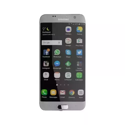 SAMSUNG GALAXY S7 EDGE 32GB SILVER 3D model