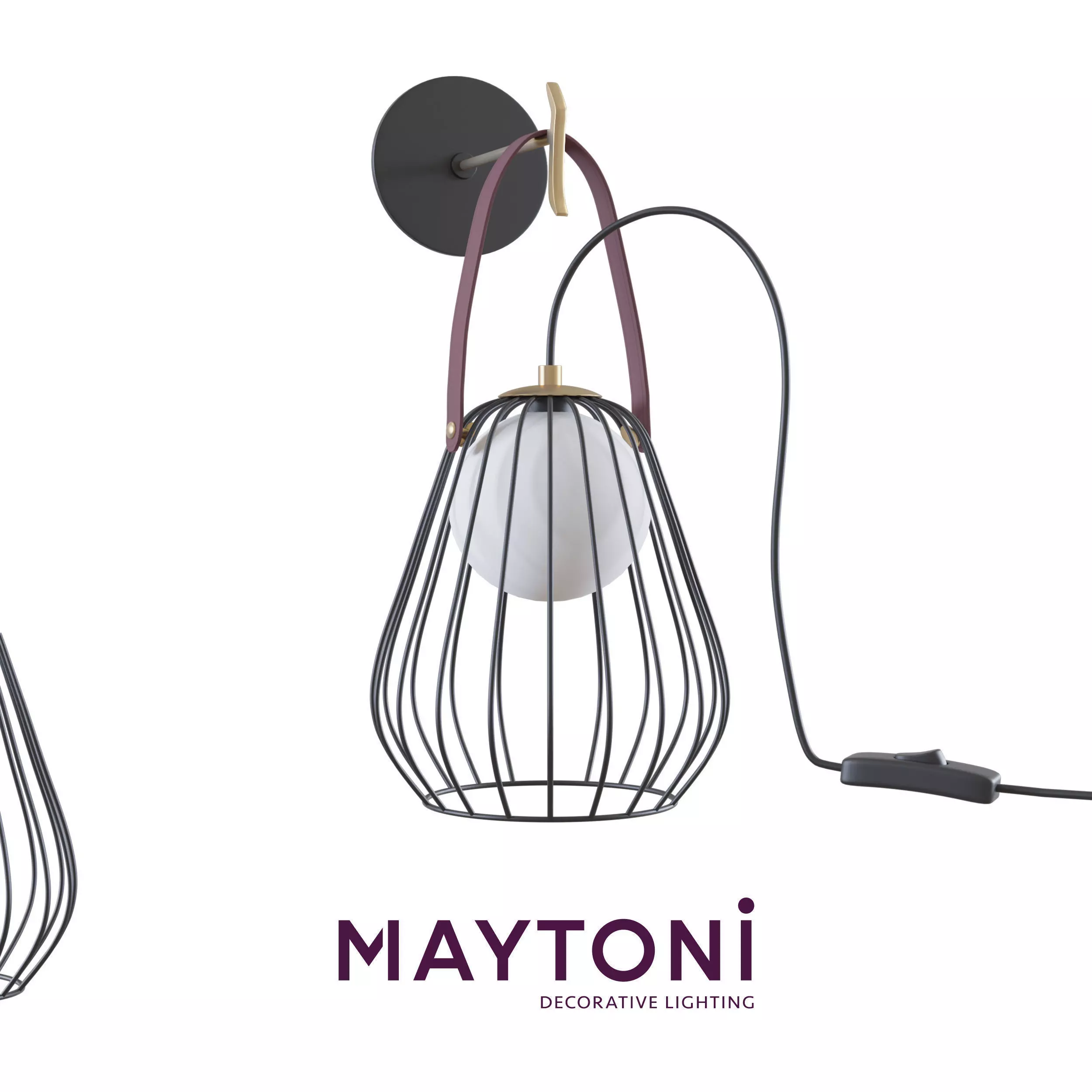Sconce Indiana MOD544PL-01W Maytoni Modern Free 3D model