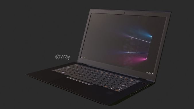 Notebook Ultrabook Laptop 3D model
