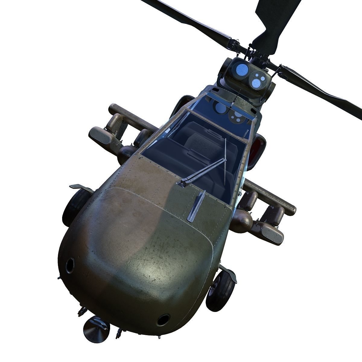 Kawasaki OH-1 Ninja 3D model_14