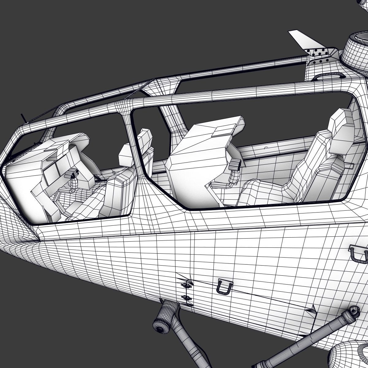 Kawasaki OH-1 Ninja 3D model_22
