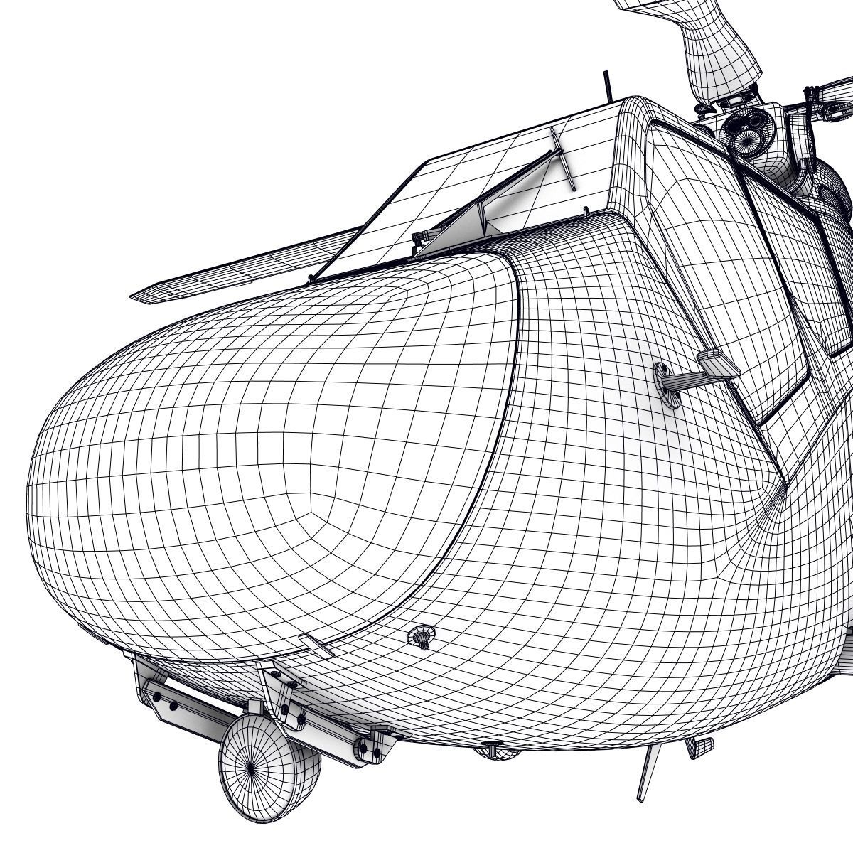 Kawasaki OH-1 Ninja 3D model_16