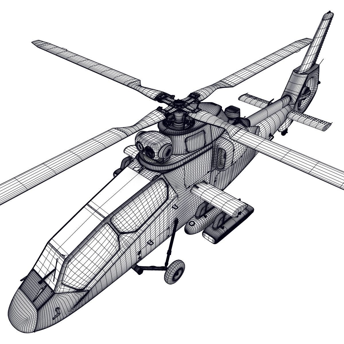 Kawasaki OH-1 Ninja 3D model_15