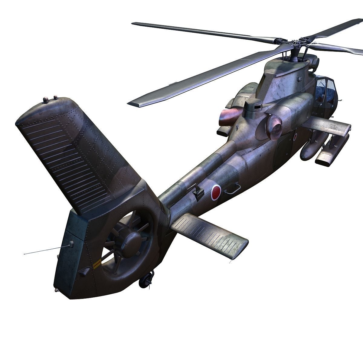 Kawasaki OH-1 Ninja 3D model_5