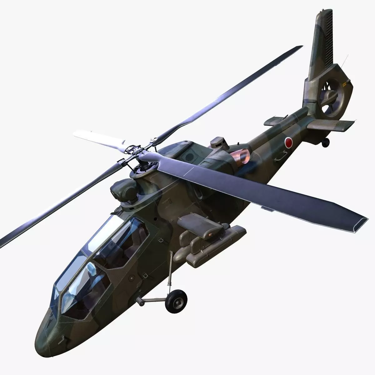 Kawasaki OH-1 Ninja 3D model_0