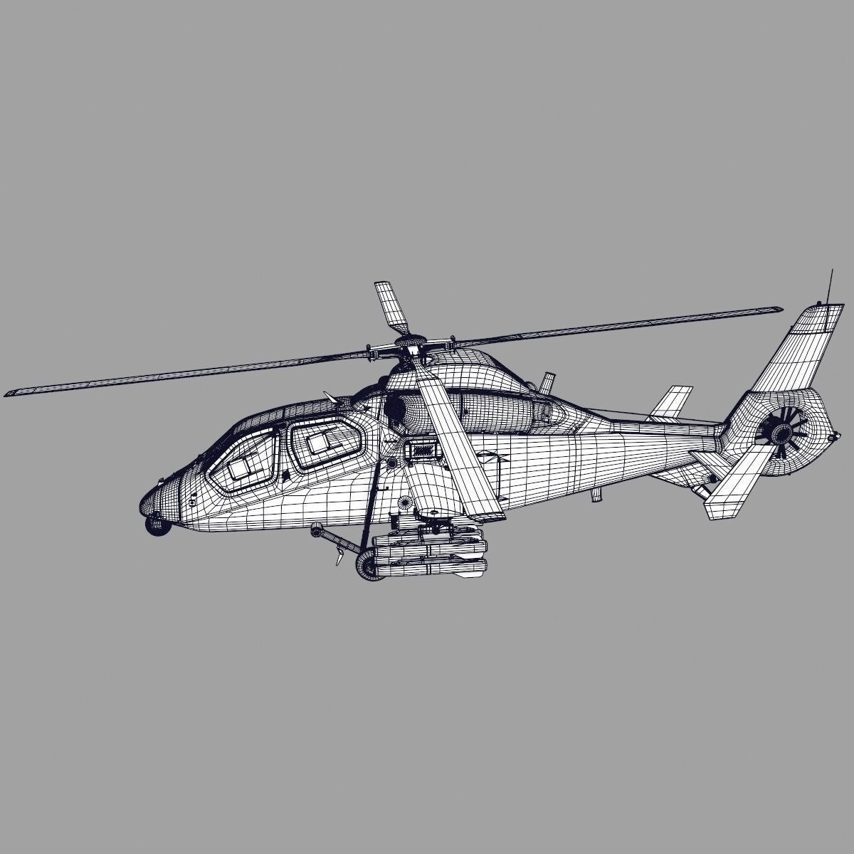 Harbin Z-19 3D model_16