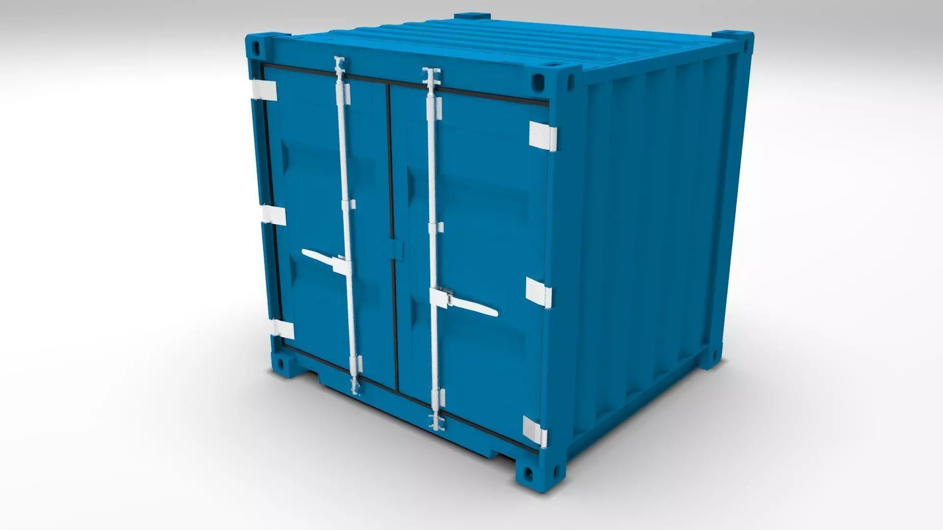 6GP Shipping Container 3D model_0