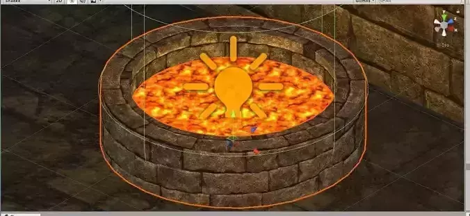 Forge Pit Free low-poly 3D model