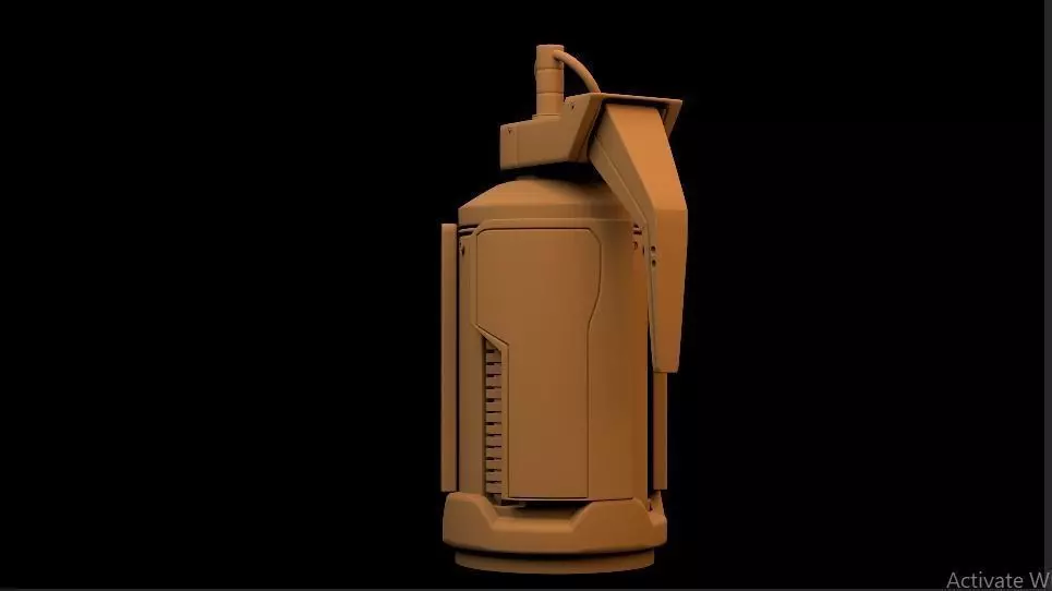 Granitbum grenade launcher 3D model
