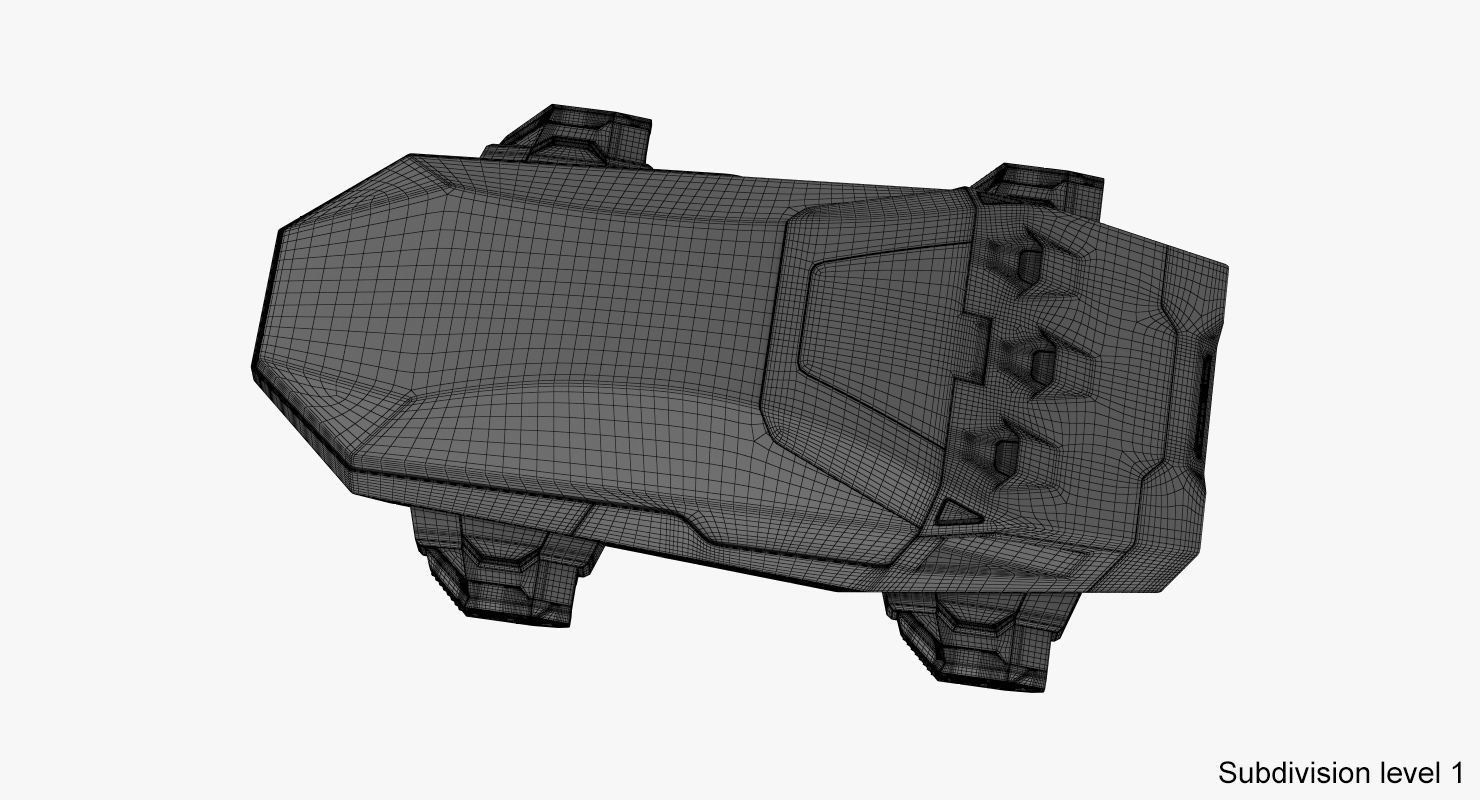Hover car concept 2 3D model_24