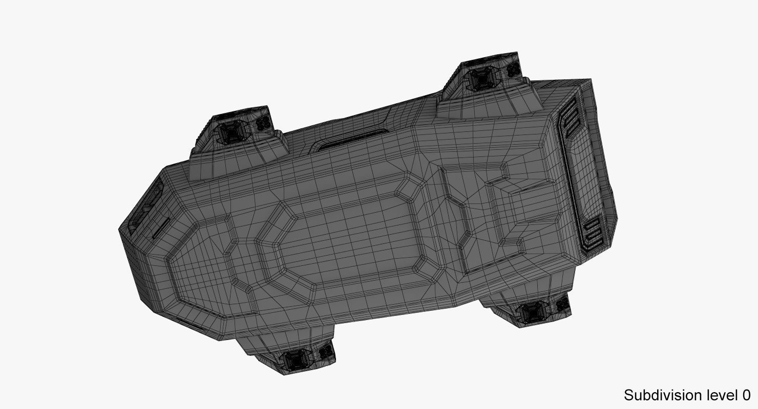 Hover car concept 2 3D model_31