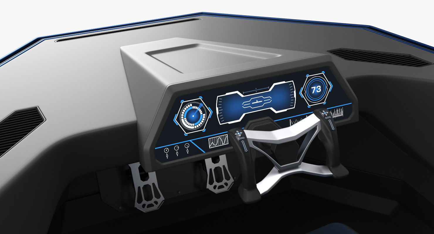 Hover car concept 2 3D model_18